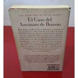 EL CASO DEL ASESINATO DE BENSON - VAN DINE, S.S.